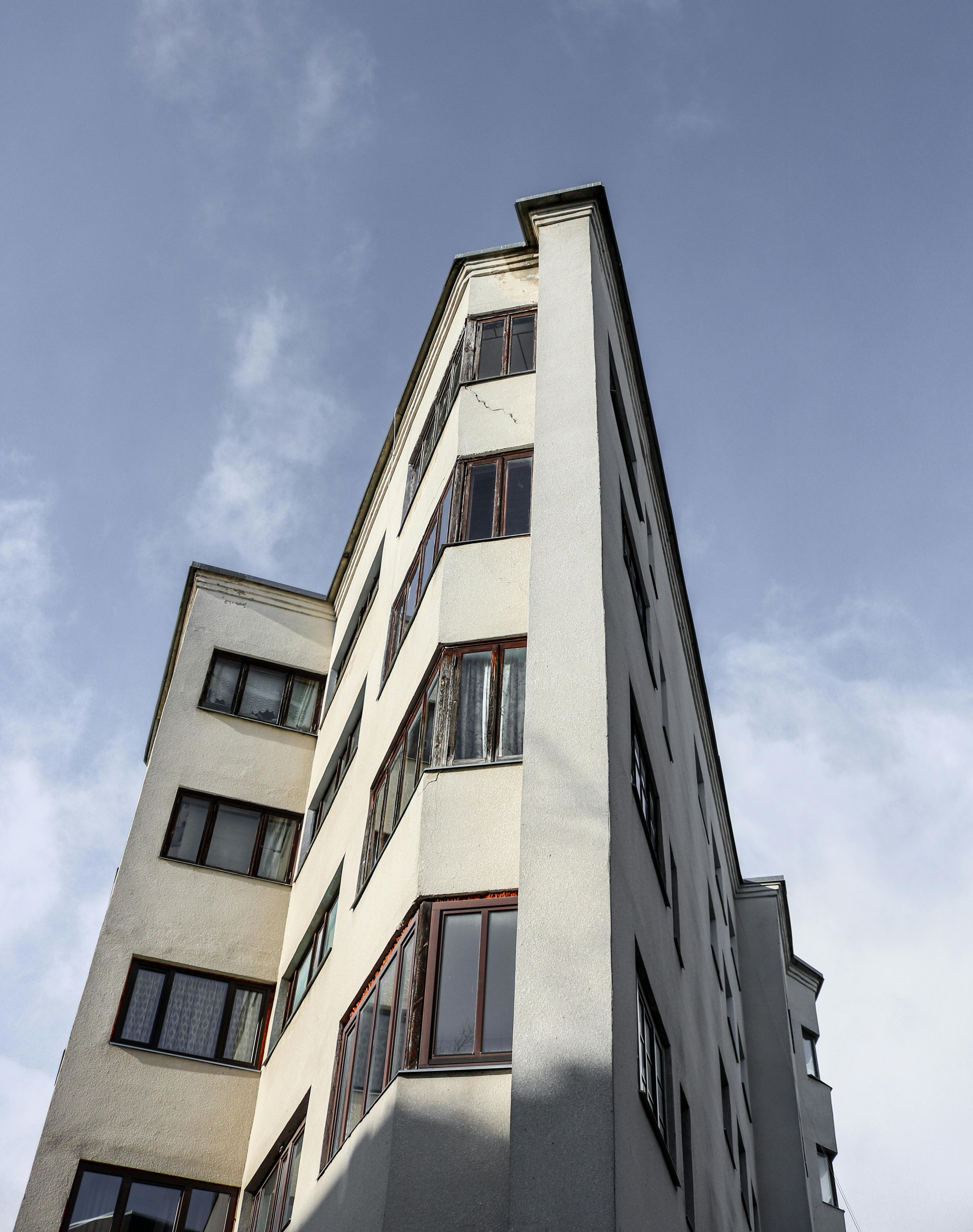 Modern apartment building